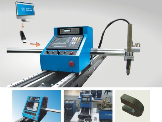 Automatisk liten CNC Plasma profil skärmaskin för metallplåt