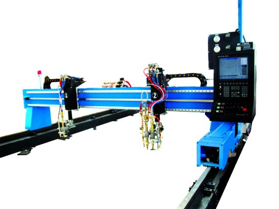 Bärbar CNC Plasma-skärmaskin och automatisk gasskärmaskin med stålspår