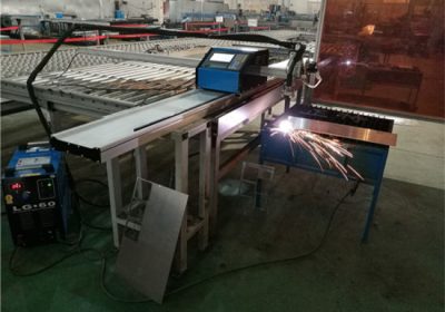 Kina tillverkare Datorstyrd CNC Plasma Cutter använd för skuren aluminium Rostfritt stål / Järn / Metal