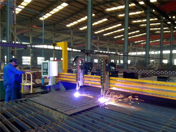 Tillverkad i kina metallskärningsmaskiner kolstål cnc plasmaskärare